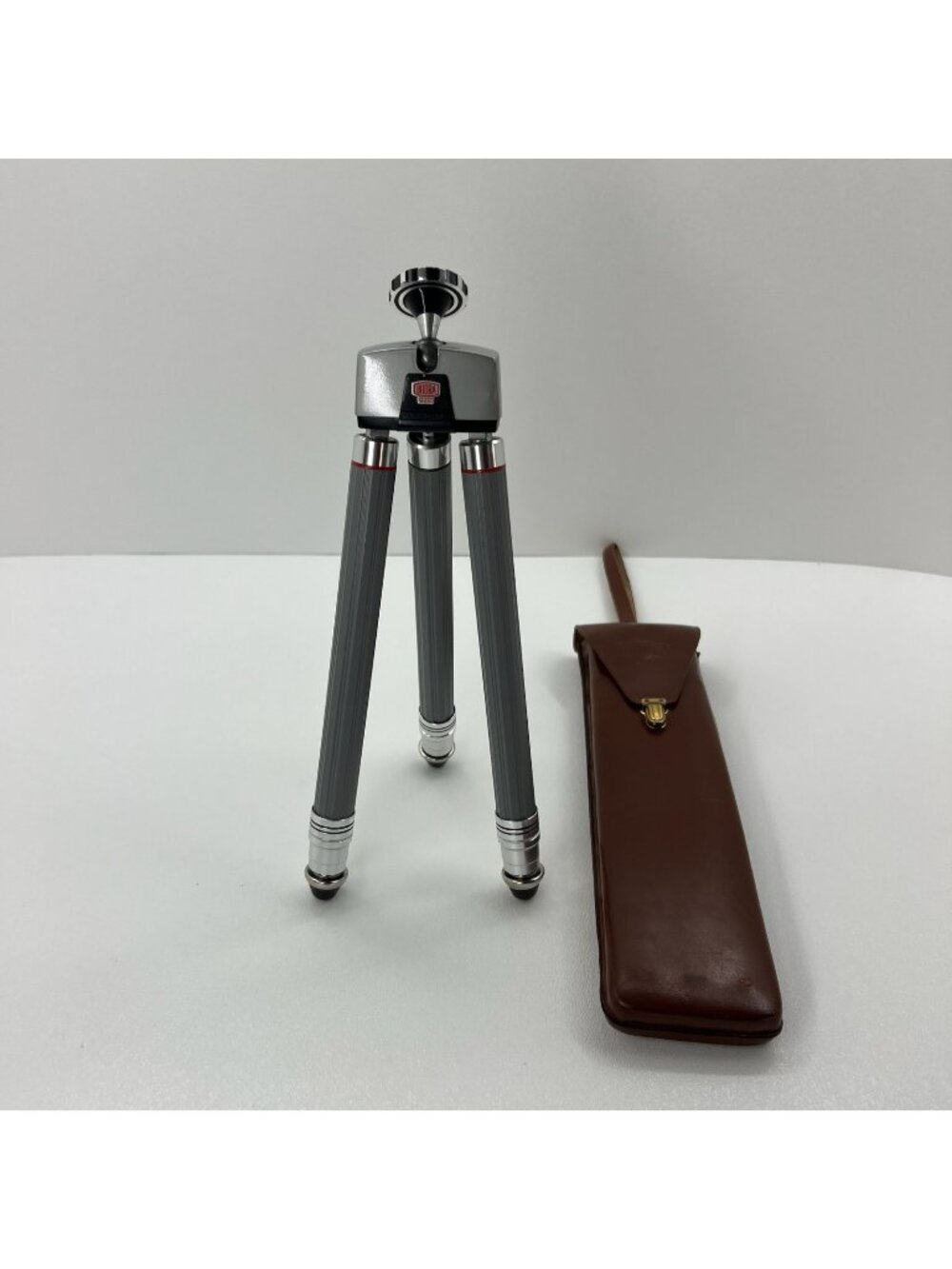 Bilora Biloret 2017 Vintage Tabletop Camera Tripod Germany Leather Case